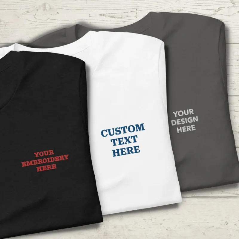 Custom Embroidered or Screen Printed T-Shirt