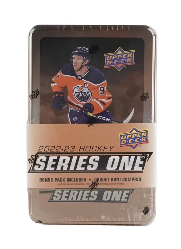 2022-23 Upper Deck Series 1 Hockey Retail Tin
