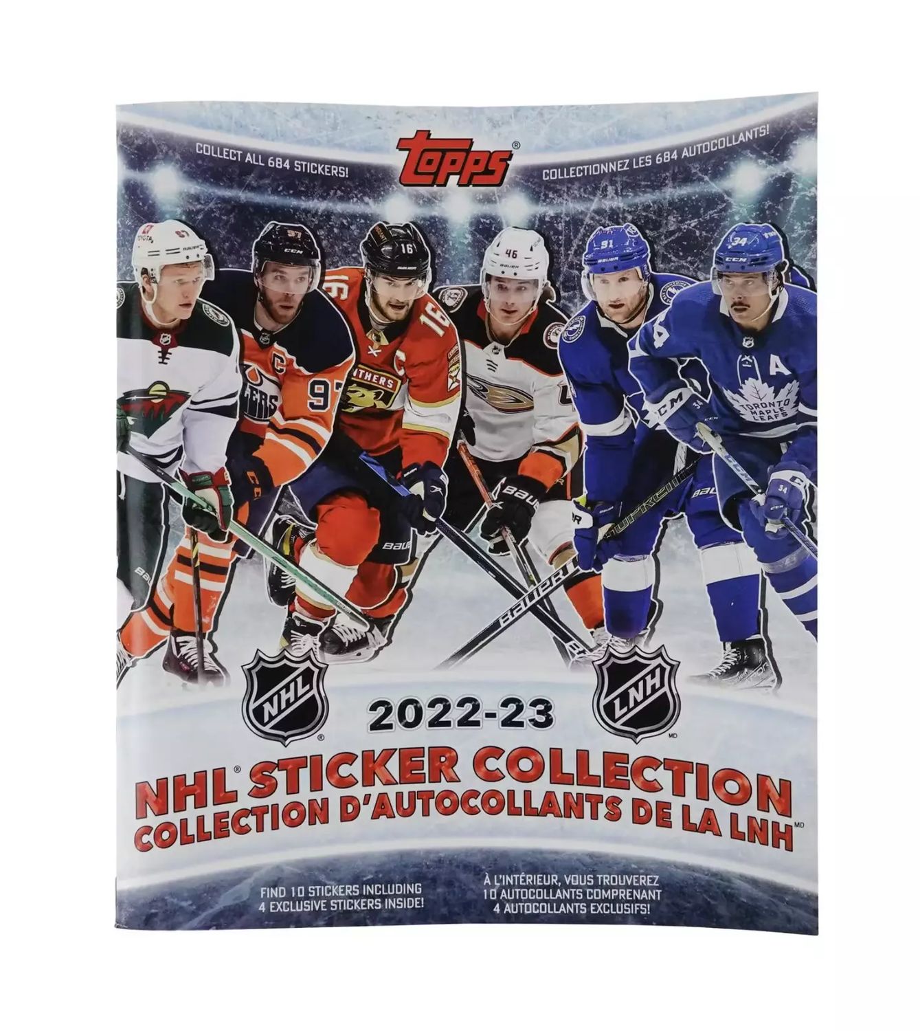2022-23 Topps NHL Sticker Collection Hockey Album
