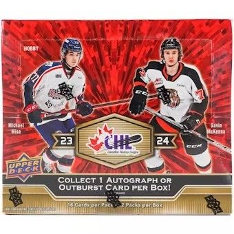2023-24 Upper Deck CHL Hockey Hobby Box