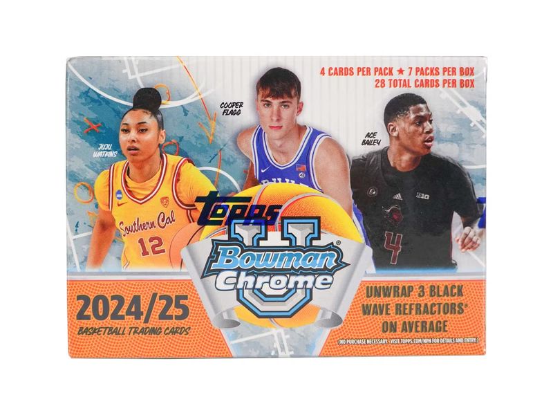 2024-25 Bowman University Chrome Basketball Blaster Box