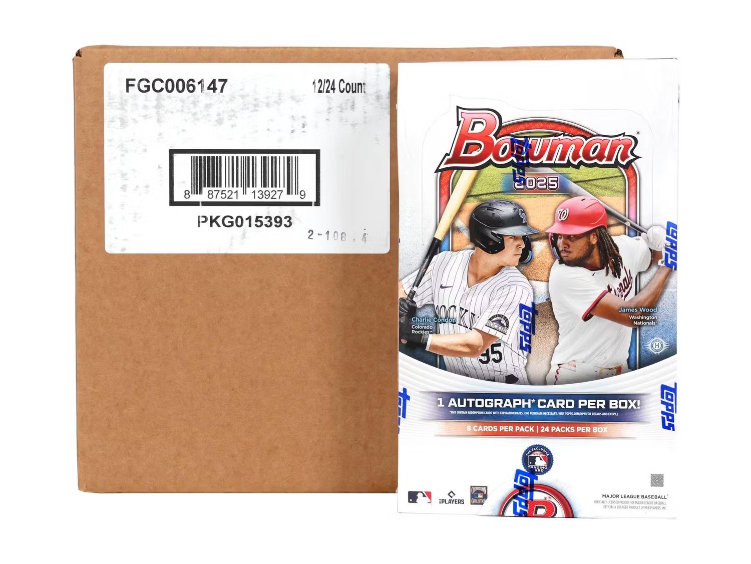 2025 Bowman Baseball Hobby 12-Box Case [Topps Direct]