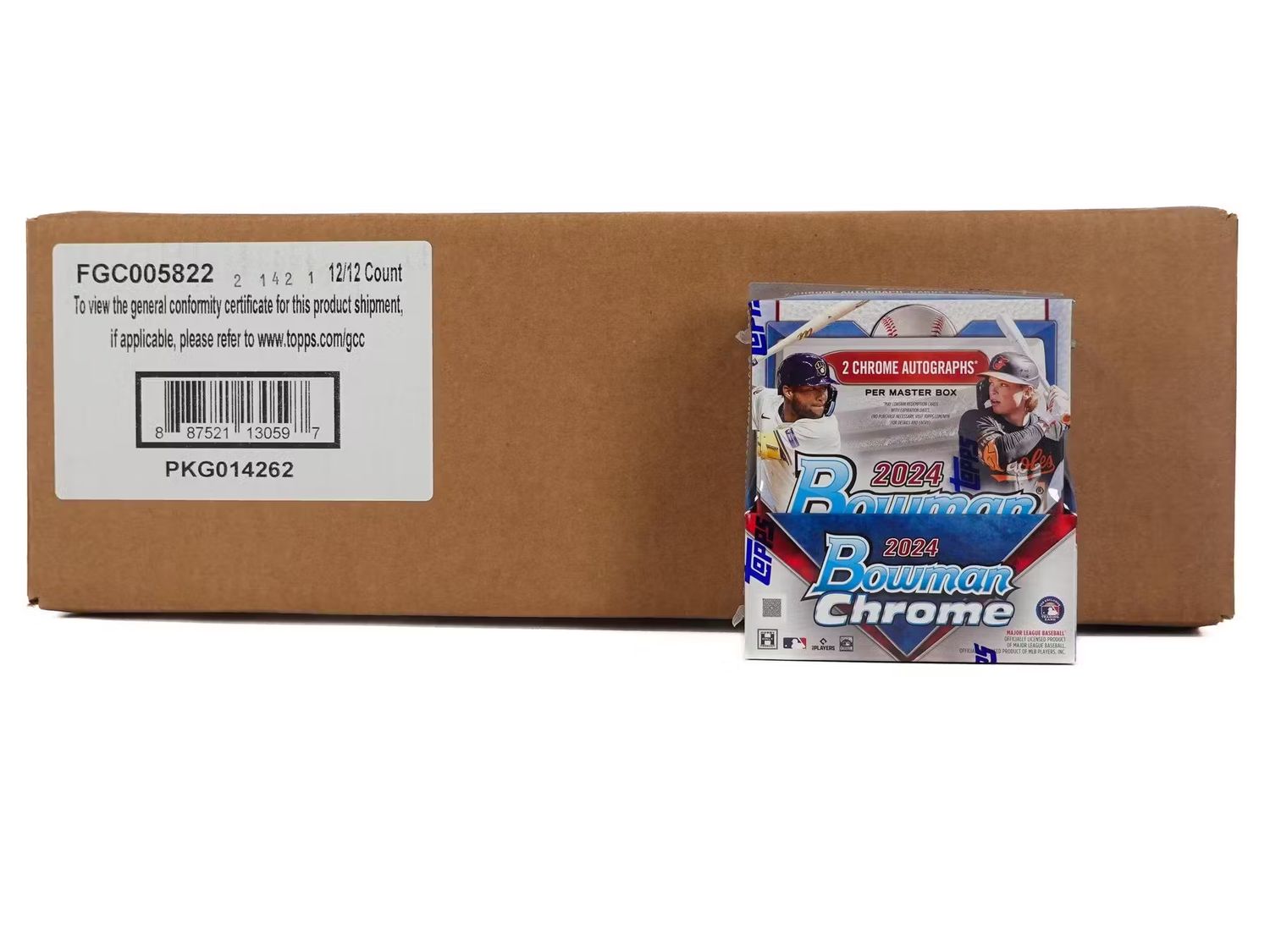 2024 Bowman Chrome Baseball Hobby 12-Box Case