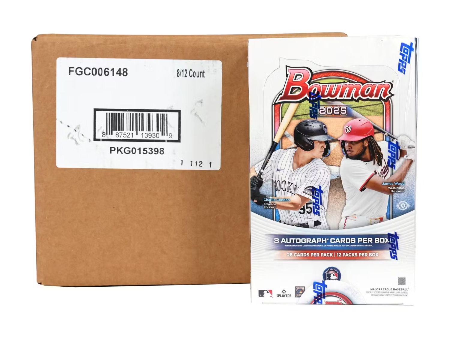 2025 Bowman Baseball Hobby Jumbo 8-Box Case