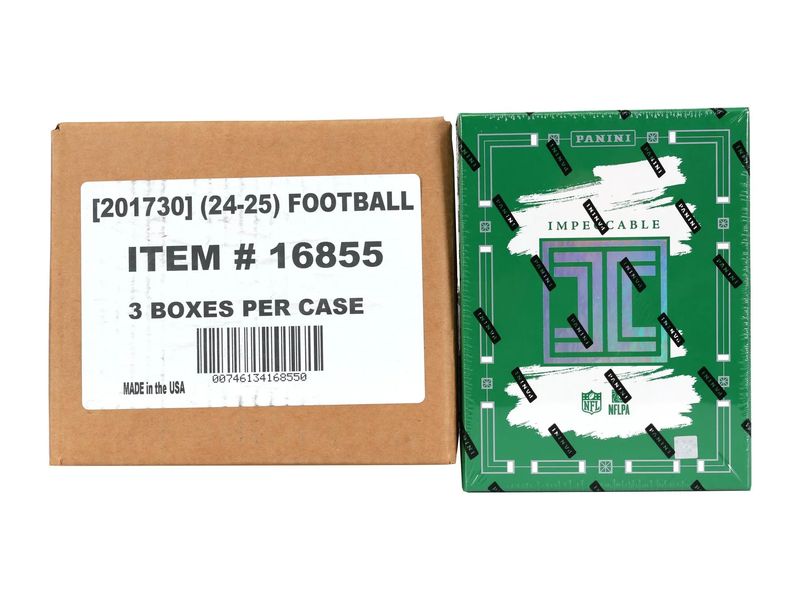 2024 Panini Impeccable Football Hobby 3-Box Case