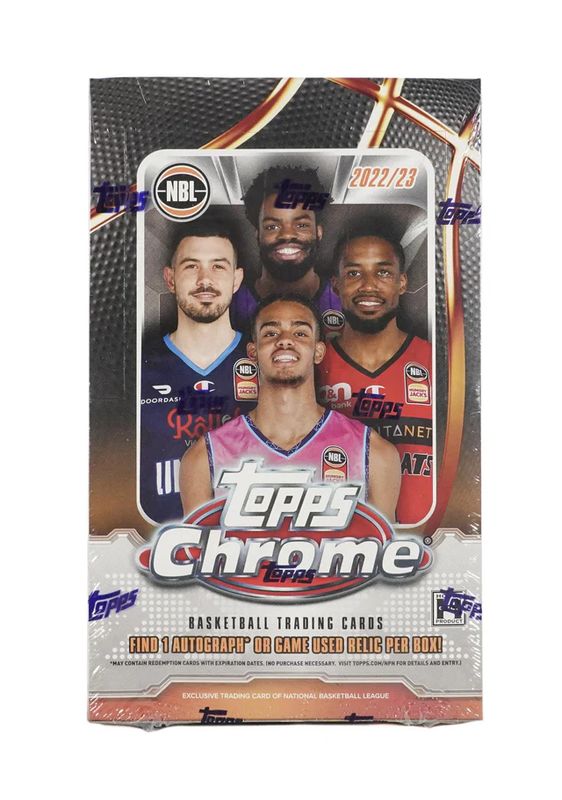 2022-23 Topps Chrome NBL Basketball Hobby Box