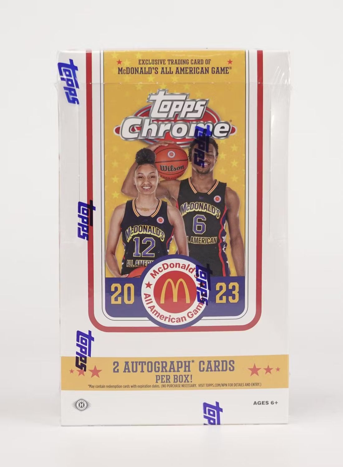 2023 Topps McDonald&#39;s All American Chrome Basketball Hobby Box