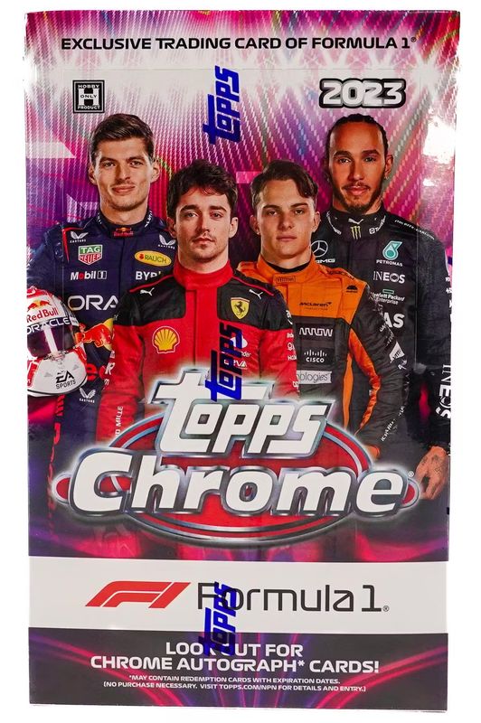 2023 Topps Chrome F1 Formula 1 Racing Hobby Box