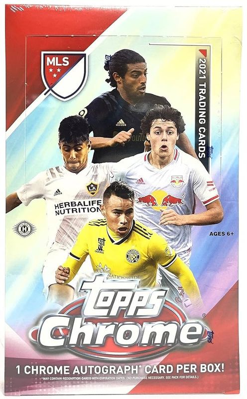 2021 Topps Chrome MLS Soccer Hobby Box