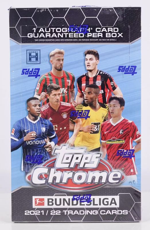 2021-22 Topps Chrome Bundesliga Soccer Hobby Box