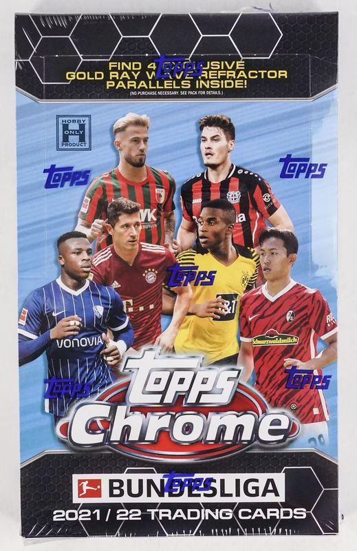 2021-22 Topps Chrome Bundesliga Soccer Hobby Lite Box