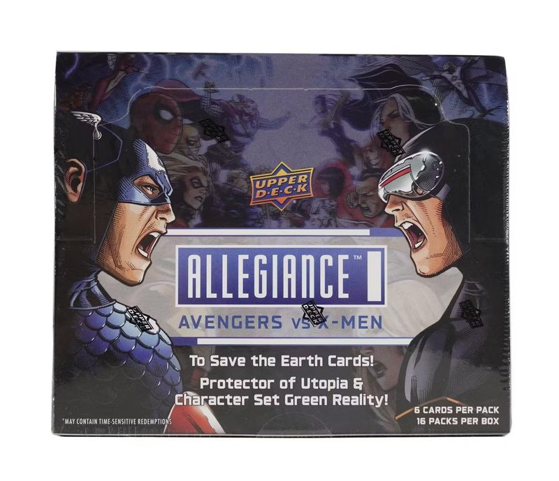 2023 Upper Deck Marvel Allegiance Avengers vs. X-Men Hobby Box