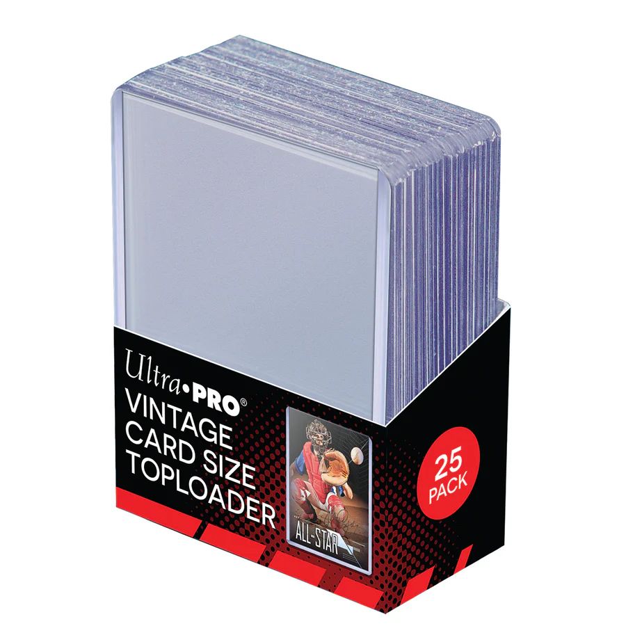 UltraPRO Vintage Card Size Toploaders 25ct.