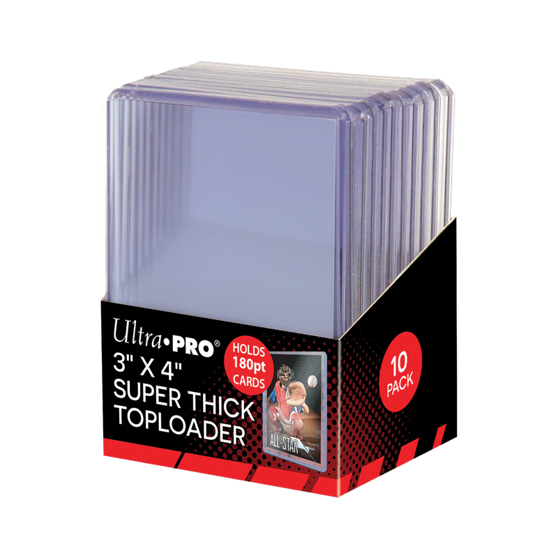 180PT. UltraPRO 3x4 Toploaders 10ct.
