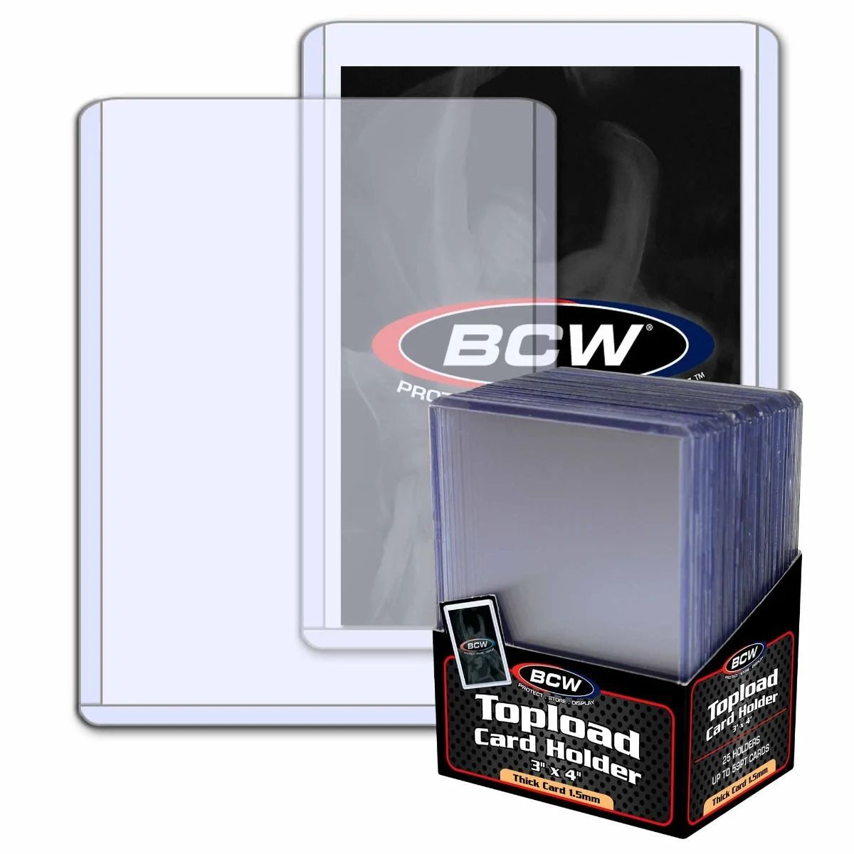 59PT. BCW 3x4 Toploaders 25ct.