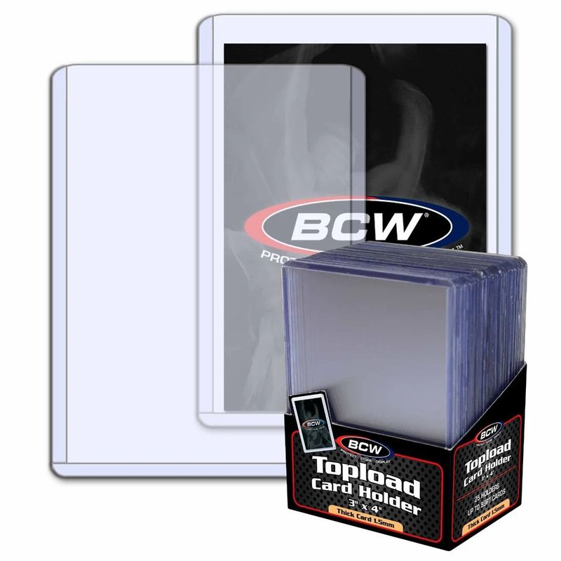 59PT. BCW 3x4 Toploaders 25ct.
