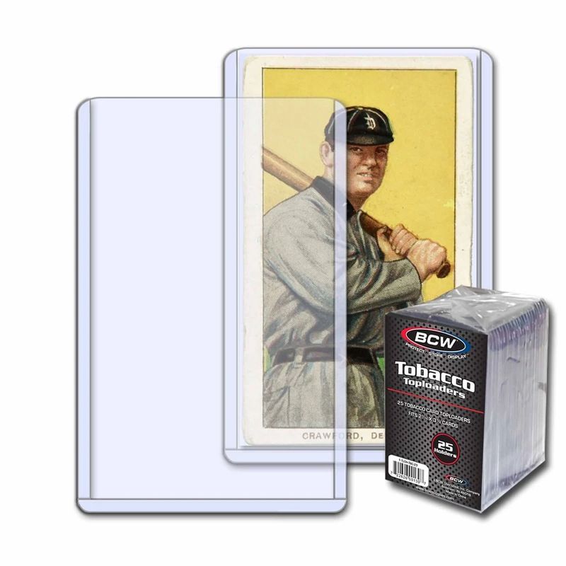 BCW Tobacco Toploaders 25ct.