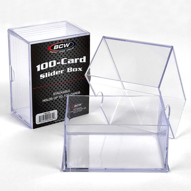 BCW 100-Card Slider Box