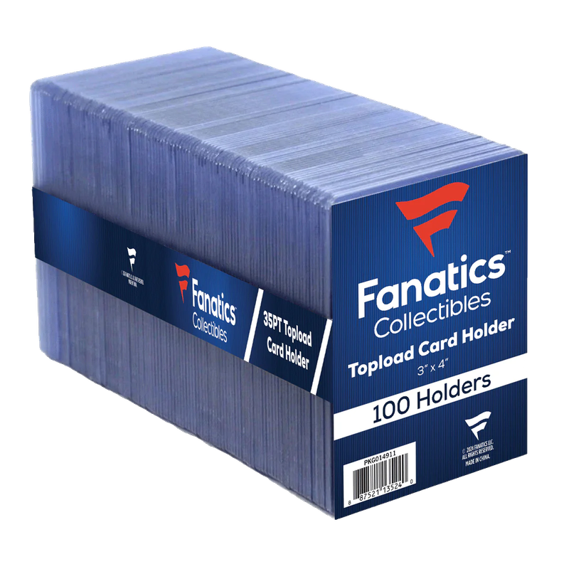 35PT. Fanatics 3x4 Toploaders 100ct.