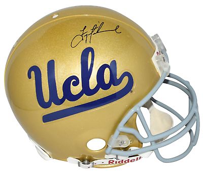 Troy Aikman UCLA Signed Football Mini Helmet