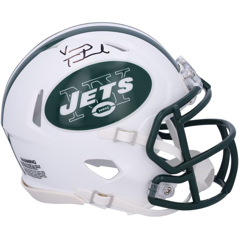 Vinny Testaverde New York Jets Signed Football Mini Helmet