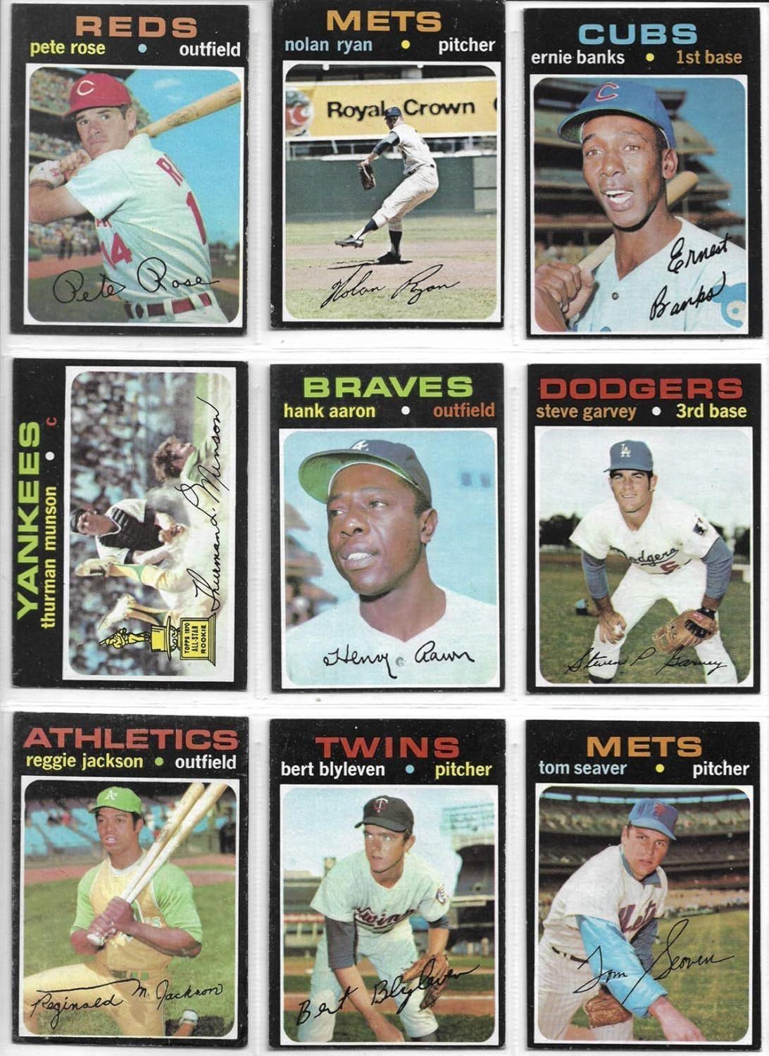 1971 Topps Baseball Complete Set VG+