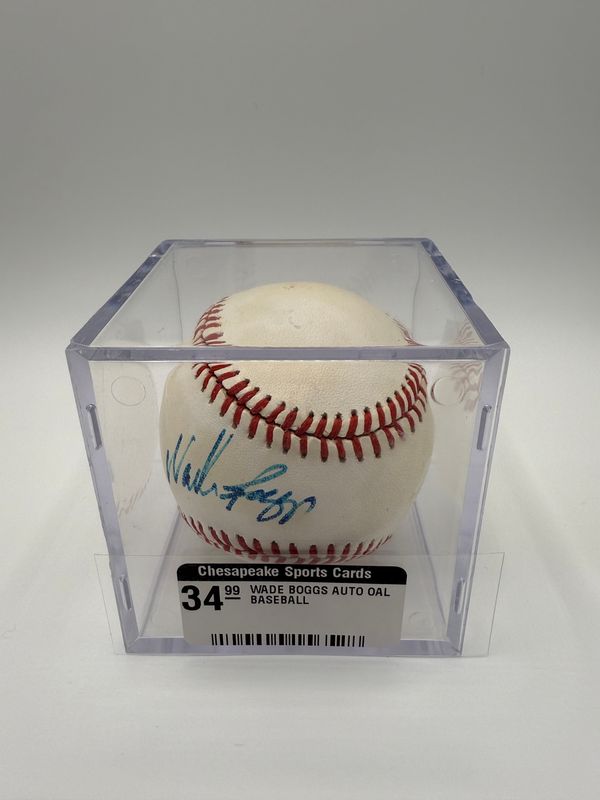 Wade Boggs Signed OAL Baseball