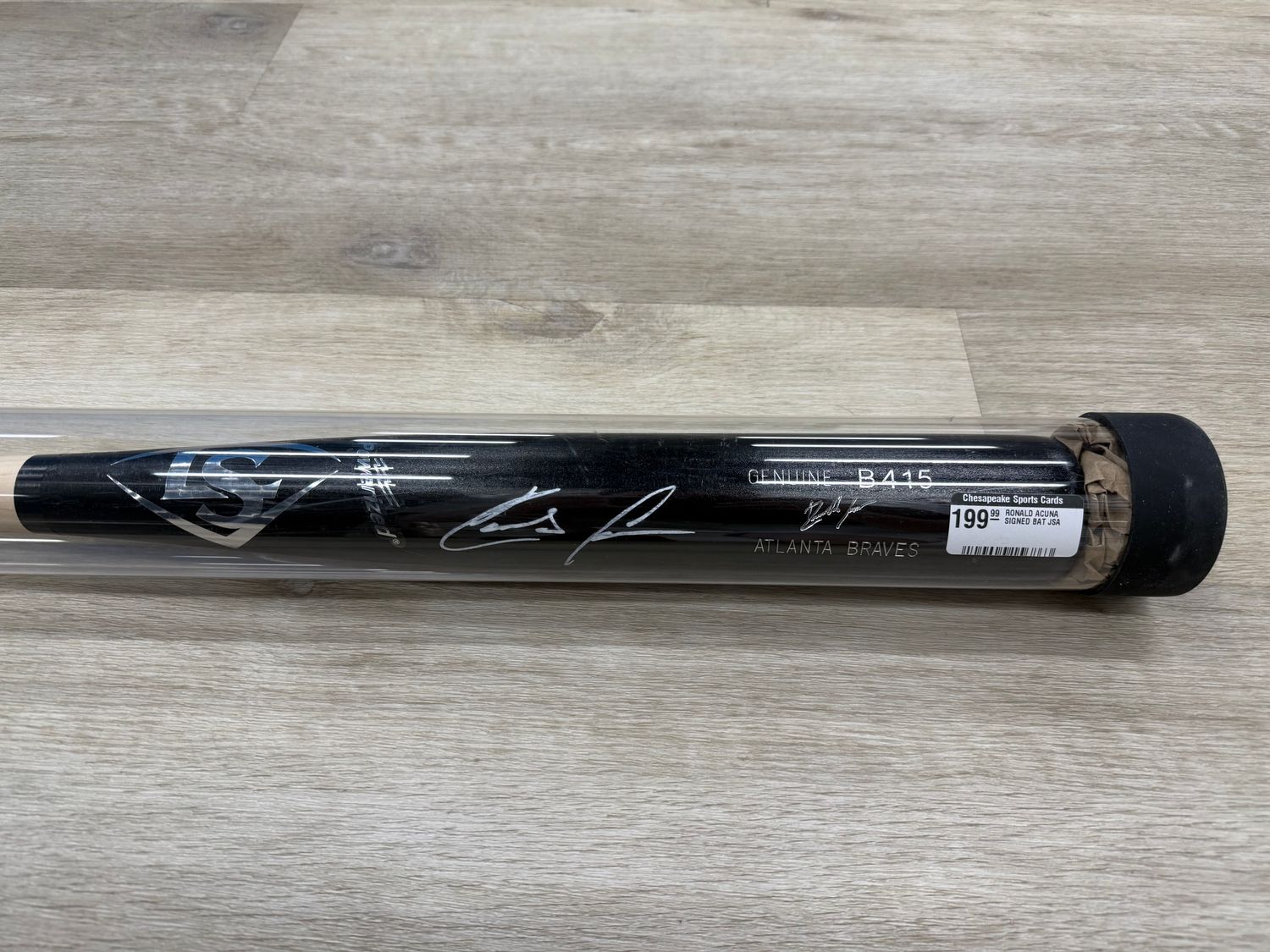 Ronald Acuna Signed Baseball Bat