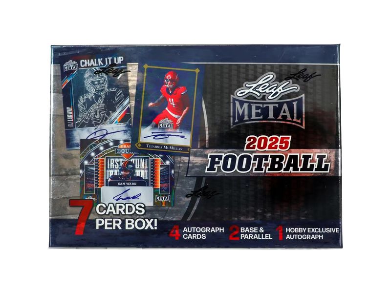 2025 Leaf Metal Football Hobby Box