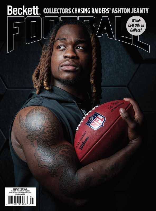 Beckett Football Print Monthly Magazine