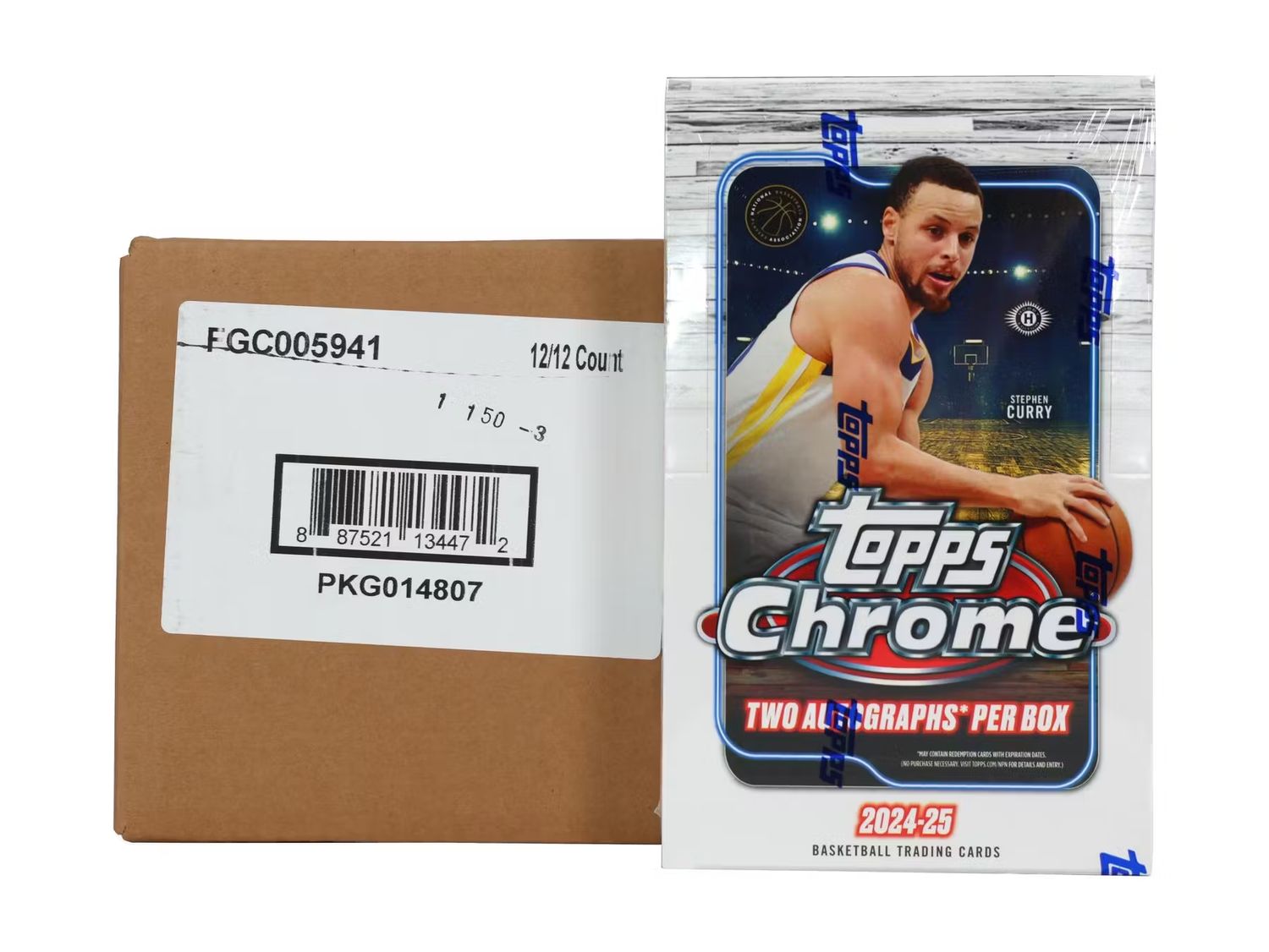 2024-25 Topps Chrome Basketball Hobby 12-Box Case [Topps Direct]