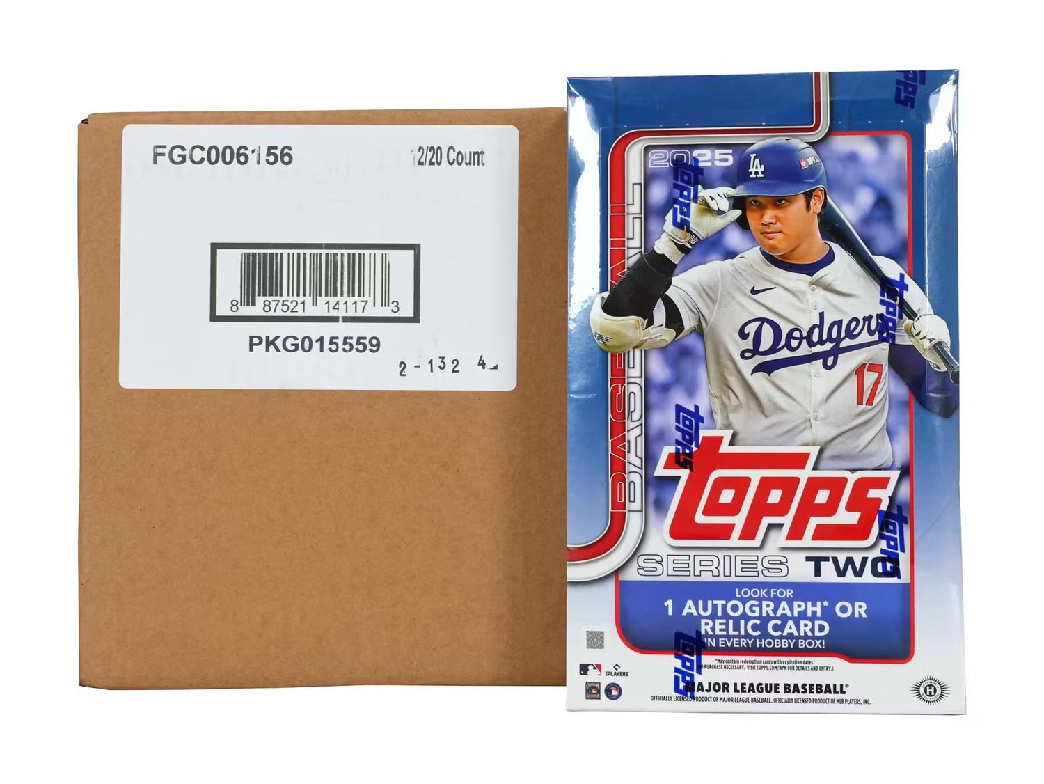 2025 Topps Series 2 Baseball Hobby 12-Box Case