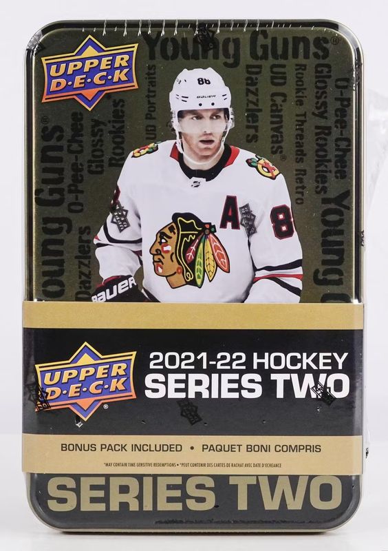 2021-22 Upper Deck Series 2 Hockey Retail Tin
