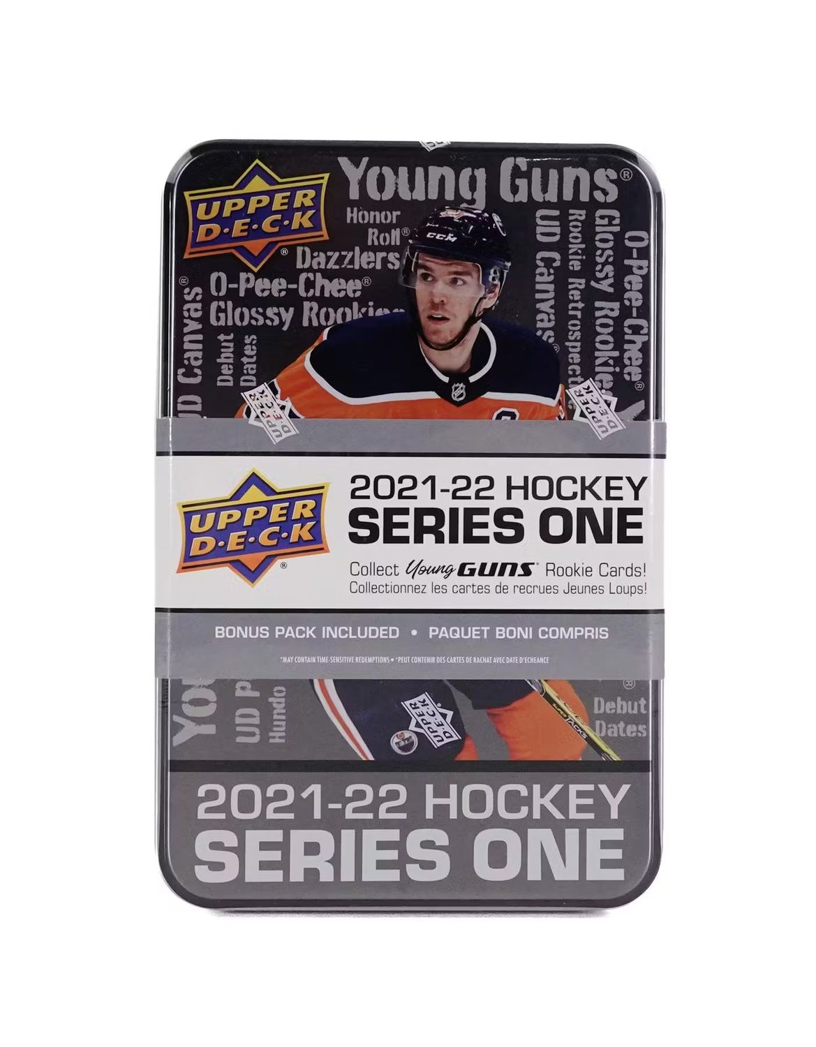 2021-22 Upper Deck Series 1 Hockey Retail Tin