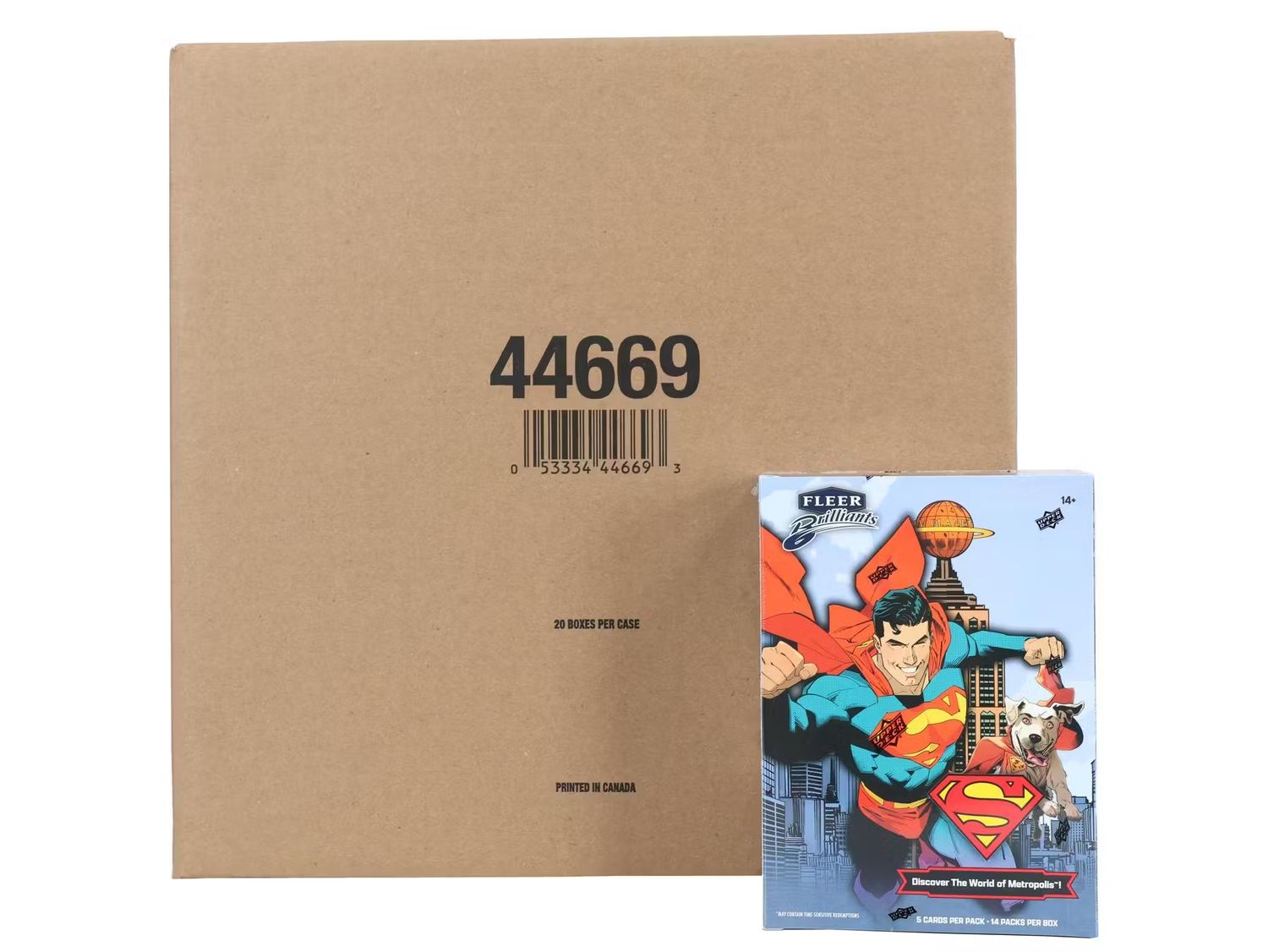 2025 Upper Deck FLEER Brilliants Superman Mega 20-Box Case