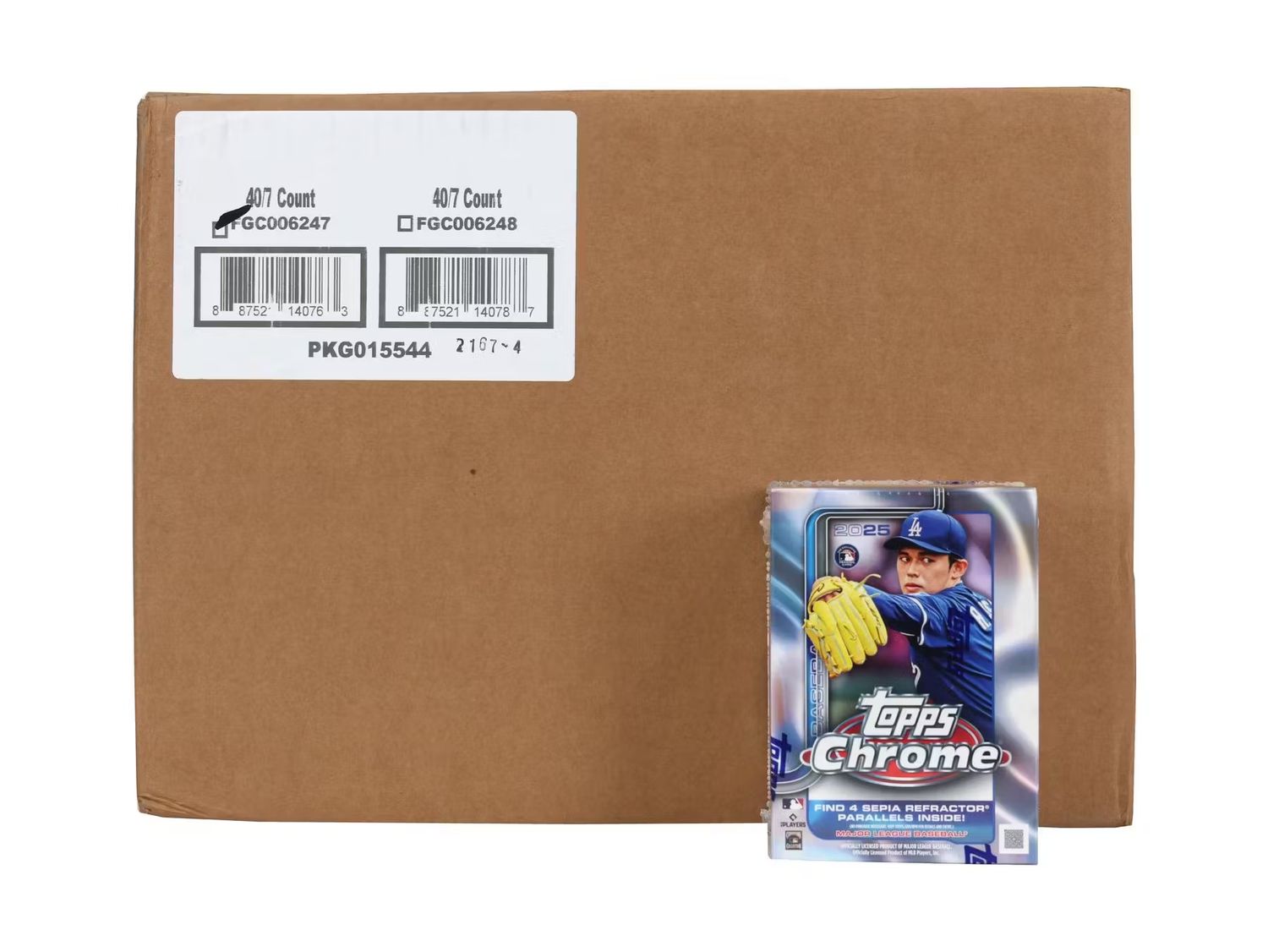 2025 Topps Chrome Baseball Blaster 40-Box Case [Topps Direct]