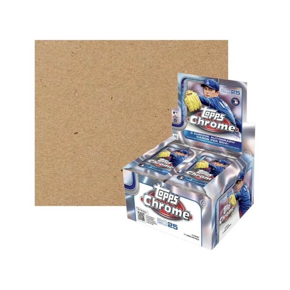2025 Topps Chrome Baseball Hobby Jumbo 8-Box Case [Topps Direct]