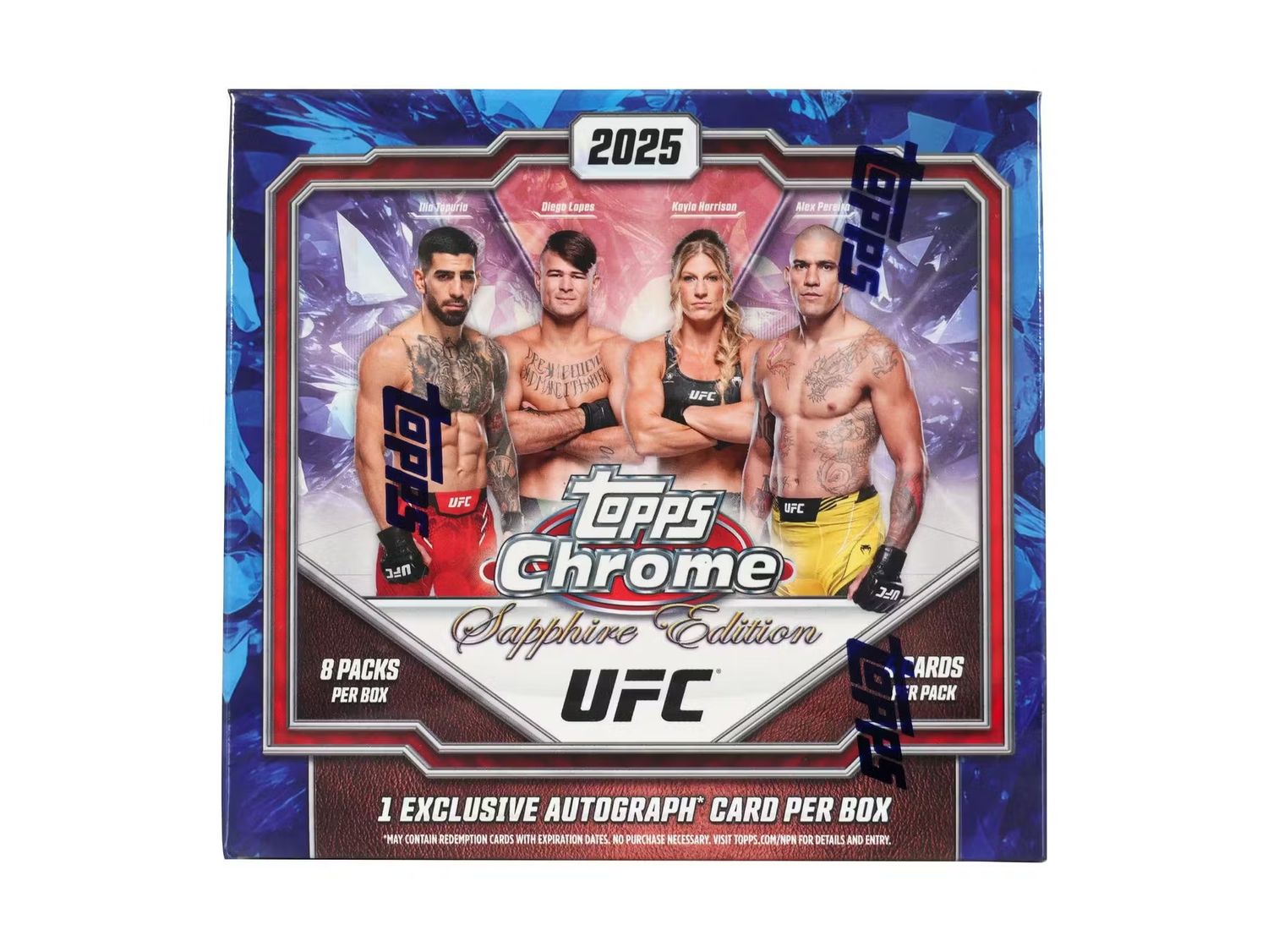 2025 Topps Chrome UFC Sapphire Edition Hobby Box