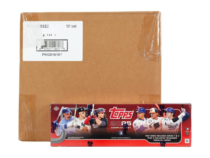 2025 Topps Factory Set Baseball Hobby 12-Box Case [Topps Direct]