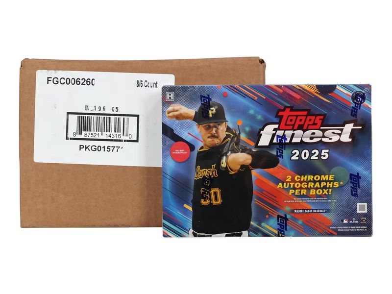 2025 Topps Finest Baseball Hobby 8-Box Case [Topps Direct]