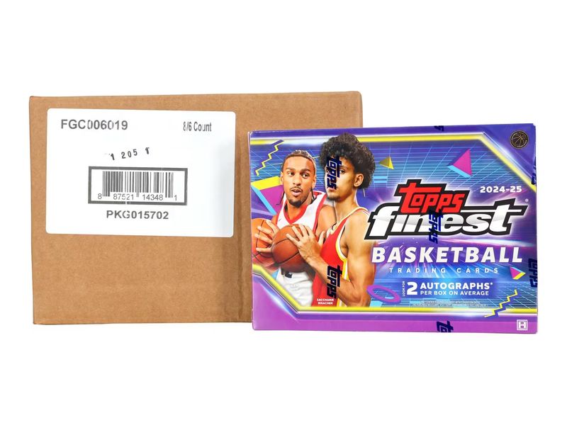 2024-25 Topps Finest Basketball Hobby 8-Box Case