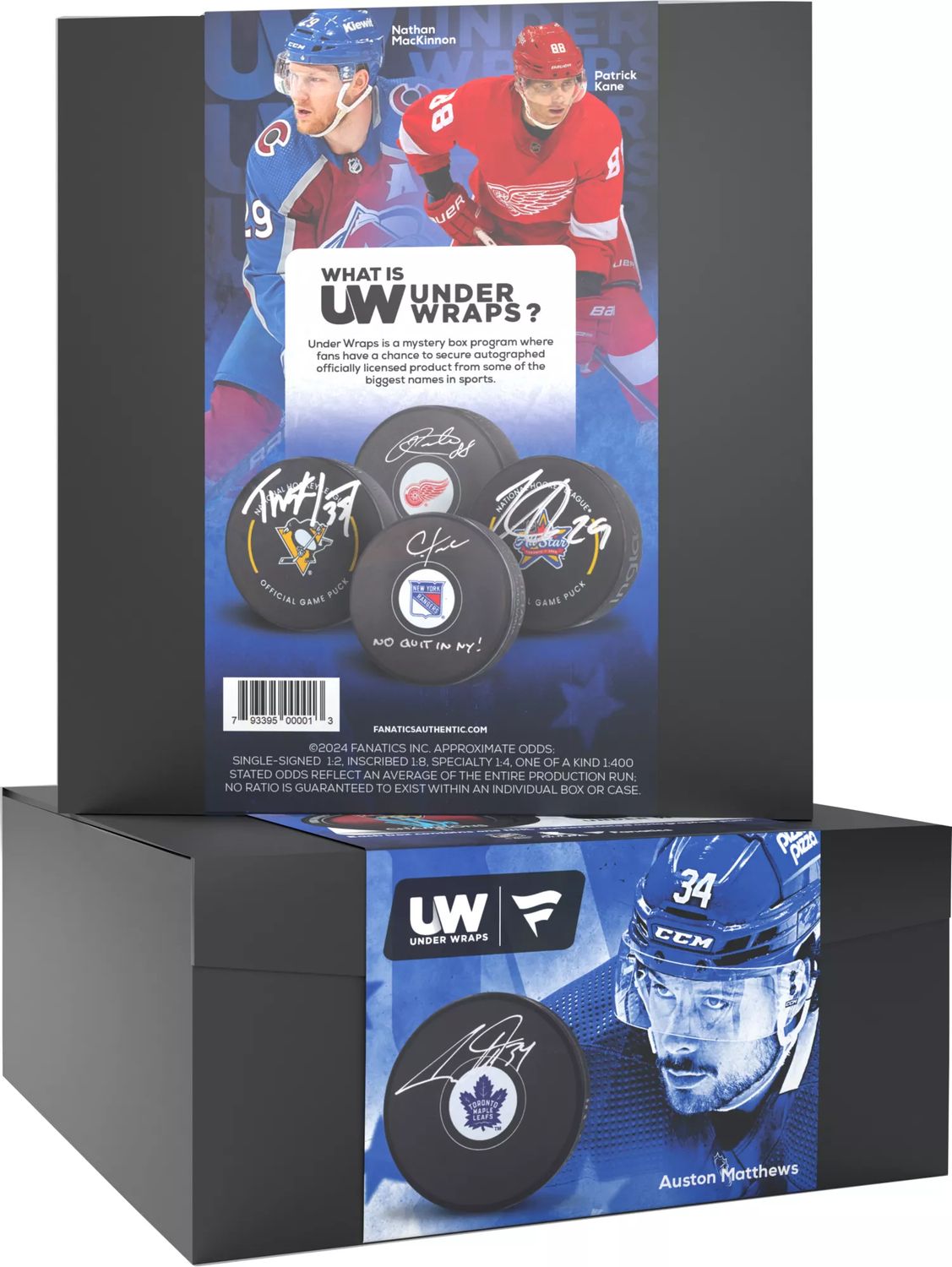 2024 Fanatics Under Wraps NHL Autographed Puck