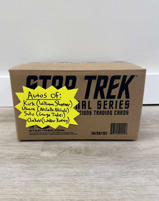 2020 Rittenhouse Star Trek The Original Series Archives and Inscriptions Hobby 12-Box Case