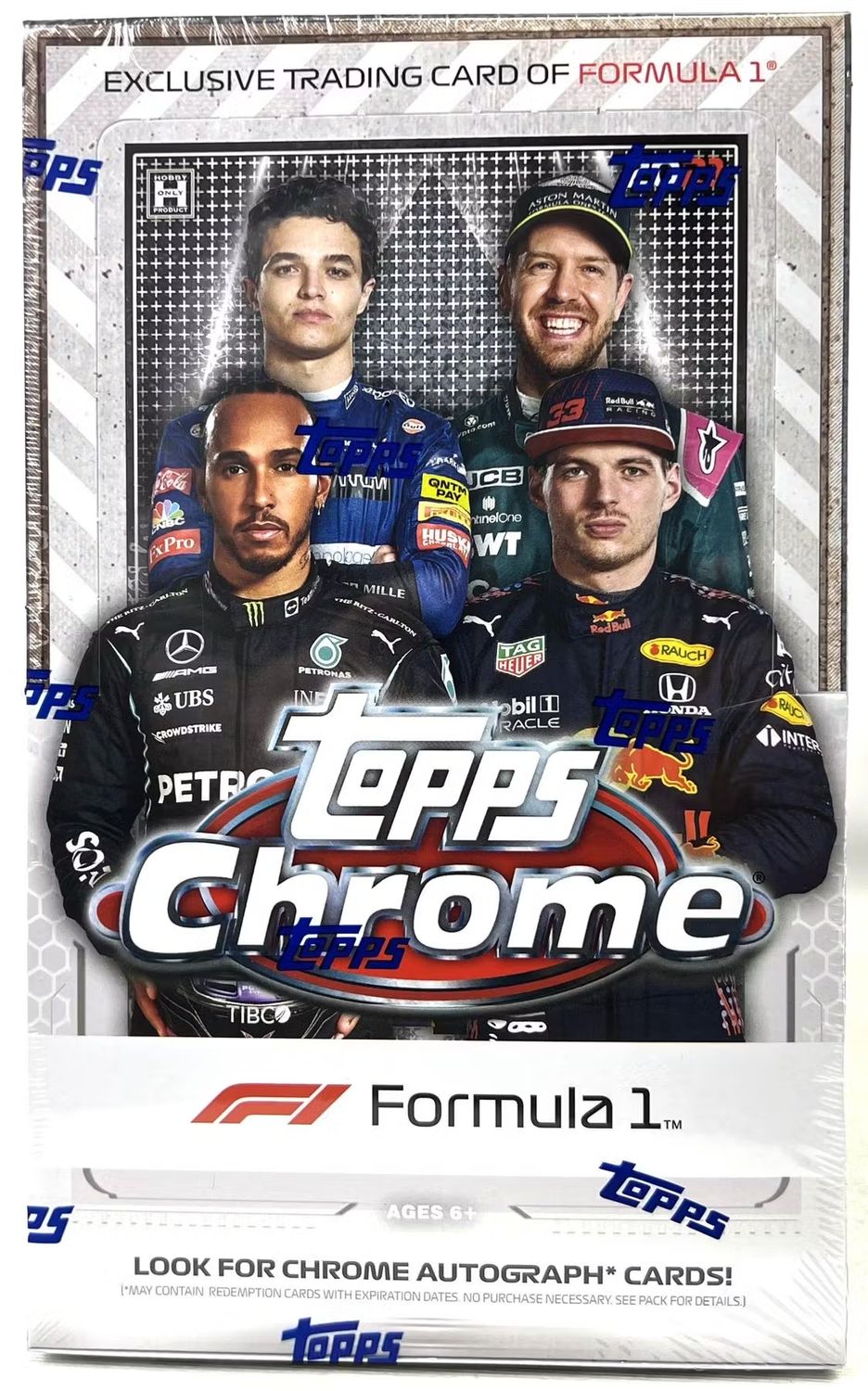 2021 Topps Chrome F1 Formula 1 Racing Hobby Box
