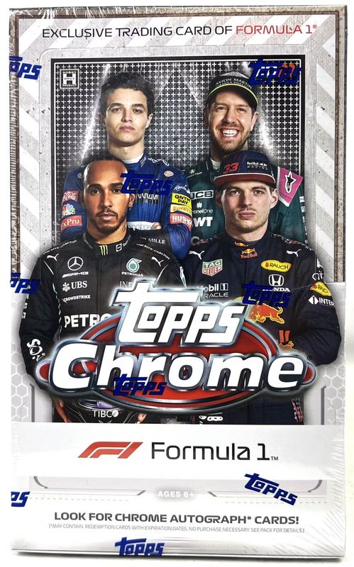 2021 Topps Chrome F1 Formula 1 Racing Hobby Box