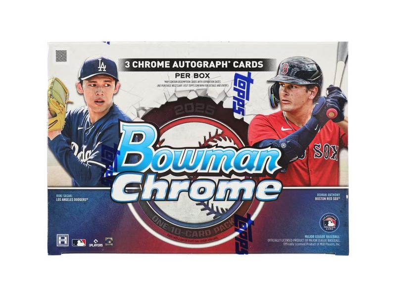 2025 Bowman Chrome Baseball Breaker Delight Hobby Box