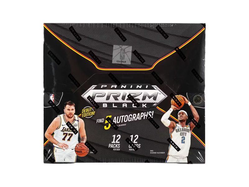 2024-25 Panini Prizm Black Basketball Hobby Box