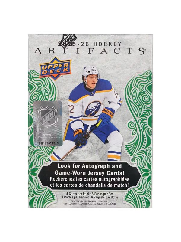 2025-26 Upper Deck Artifacts Hockey Blaster Box