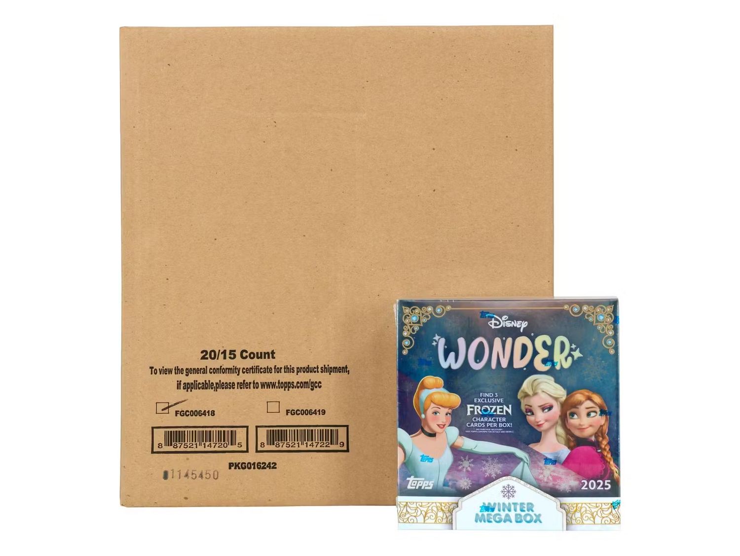 2025 Topps Disney Wonder Mega 20-Box Case