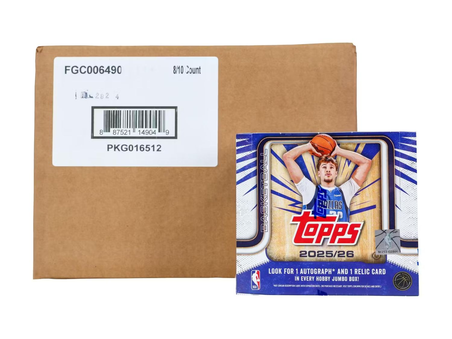 2025-26 Topps Basketball Hobby Jumbo 8-Box Case [Topps Direct]